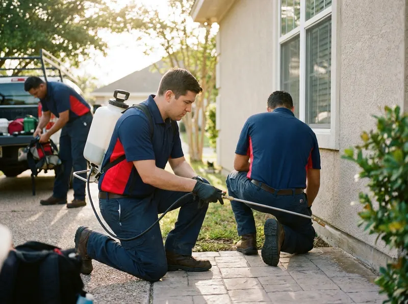 Cockroach Barrier Application in Corpus Christi, TX